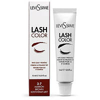 LeviSsime Lash Color Brown №3.7 - краска для бровей и ресниц коричневая, 15 мл