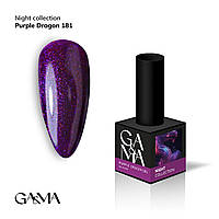 Ga&Ma Night Collection №181 Purple Dragon - гель-лак, пёрпл дрэгон, 10 мл