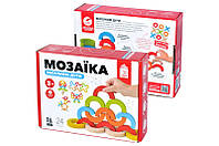 Розвивальний набір Дерев'яна мозаїка "Радужні дуги" 24 ел. 900507 IGROTECO ⁹