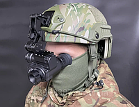 Прибор ночного видения NVG-10 + крепление на шлем Spina optics+ на Пикатинни для военных монокуляр