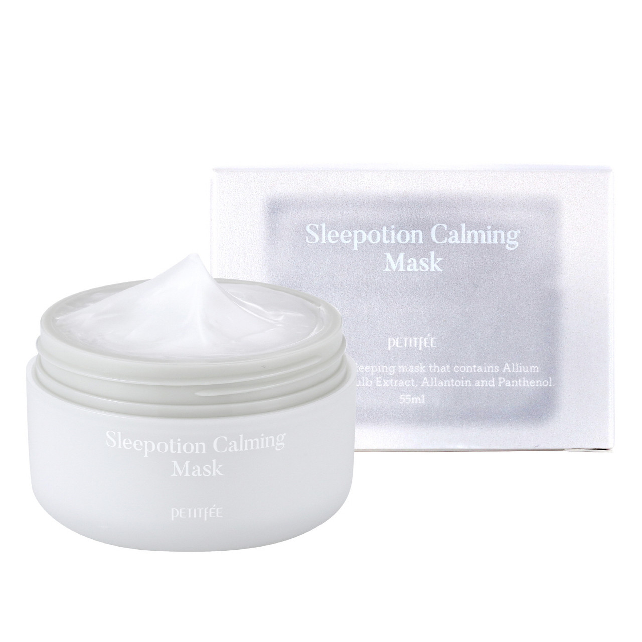 Заспокійлива нічна маска з алантоїном і центеллою азійською Petitfee Sleepotion Calming Mask 55ml