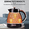 Електрочайник стильний безшумний дисковий 1,7 л 2200 Вт Sokany SK-1030, фото 7