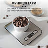Ваги кухонні до 5 кг з плоскою платформою на батарейках, кулінарні ваги для зважування продуктів SF-2012, фото 3