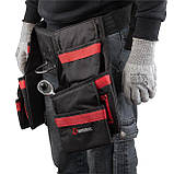 Сумка поясна слюсарно-будівельна, 18 кишень, поліестер INTERTOOL SP-1011, фото 5