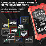 Імпульсний зарядний пристрій EAFC PULSE REPAIR CHARGER 12 V 10 A для акумуляторів (новлена версія), фото 2