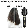 Фен стайлер для волосся 3 в 1 керамічний 1000 Вт поворотна насадка і щітка фен Sokany SK-1922, фото 7