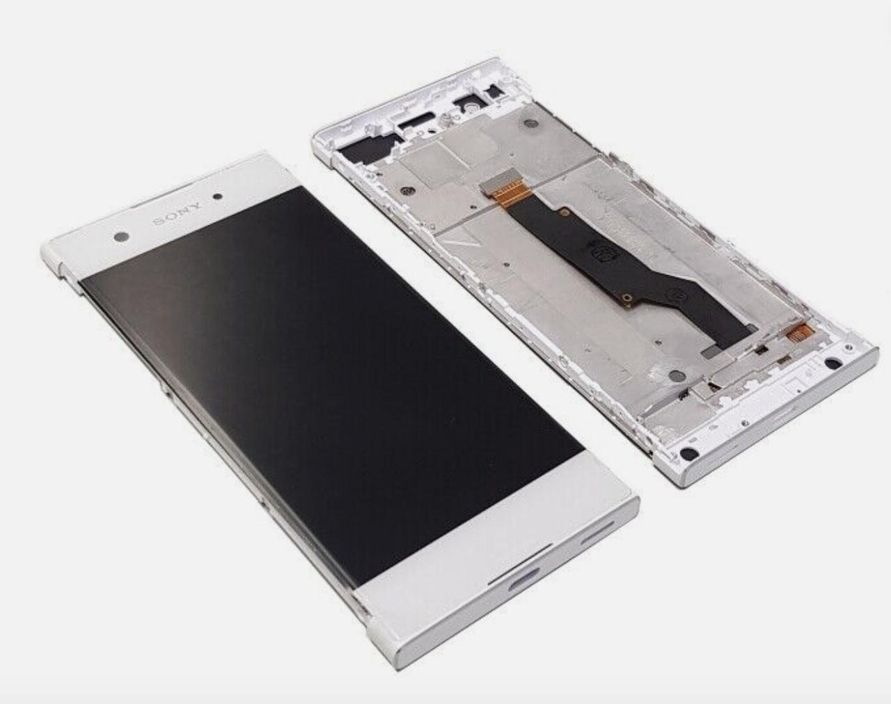 Дисплей (екран) для Sony G3112 Xperia XA1 Dual/G3116/G3121/G3123/G3125 + тачскрин, білий, оригінал (541) з