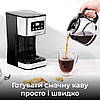 Кавоварка крапельна електрична з автопідігрівом 950 Вт 1.5 л 12 чашок Sokany CM-121E, фото 3