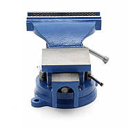 Поворотні лещата 150 мм з ковадлом Kraft&Dele KD1103, фото 5