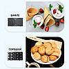 Бутербродниця сендвічниця мультипекар 8 в 1 800 Вт антипригарне покриття Sokany SK-B140-8, фото 9