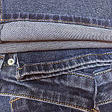 Джинси жіночі палацо стрейч темні класичні щільні 29 сині, фото 9