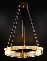 Люстра подвесная LED 26903 Золото 35-150х60х60 см. Отличное качество