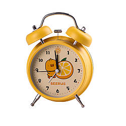 Годинник будильник Clock дитячий, настільний годинник з будильником