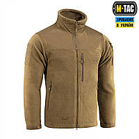 M-Tac куртка Alpha Microfleece Gen.II Coyote Brown, тактическая кофта, флиска для ЗСУ, демисезонная кофта