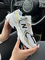 New Balance 530 White Gold Black Premium хорошее качество кроссовки и кеды хорошее качество Размер 36