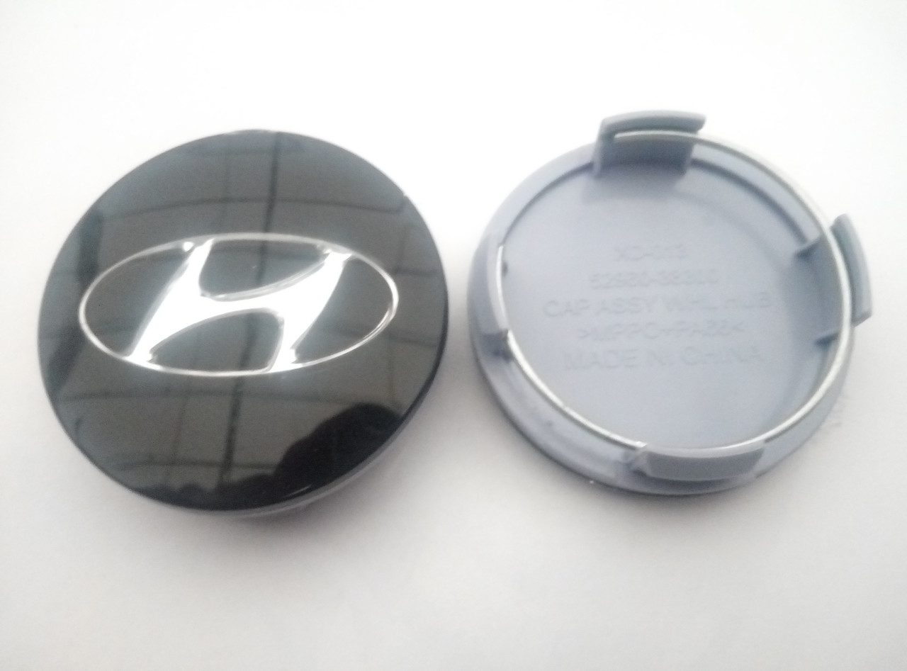 Ковпачок у диск Hyundai 55-60 мм чорний