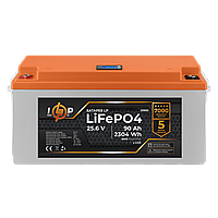 Аккумулятор LP LiFePO4 для ИБП LCD 24V (25,6V) - 90 Ah (2304Wh) (BMS 150A/75А) пластик a