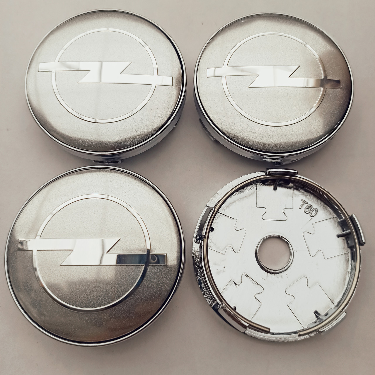 Ковпачки в диски Opel 56-60 мм сірі