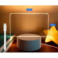 Настільна лампа Infinity Note Board Creative LED Night Light Transparent