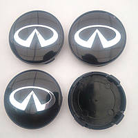 Ковпачки в диски Infiniti 55-59 мм чорні