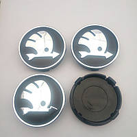 Ковпачки в диски Skoda 55-60 мм чорні