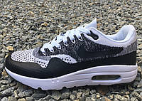 Nike Air Max 1 Ultra Flyknit Black White хорошее качество кроссовки и кеды хорошее качество Размер 40