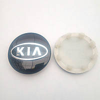 Ковпачок у диск Kia 50-58 мм чорний