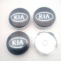 Ковпачки в диски Kia 56-60 мм чорні