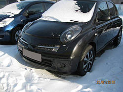 Дефлектор капота для Nissan Micra (K12) (2003-2010) (VT-52)