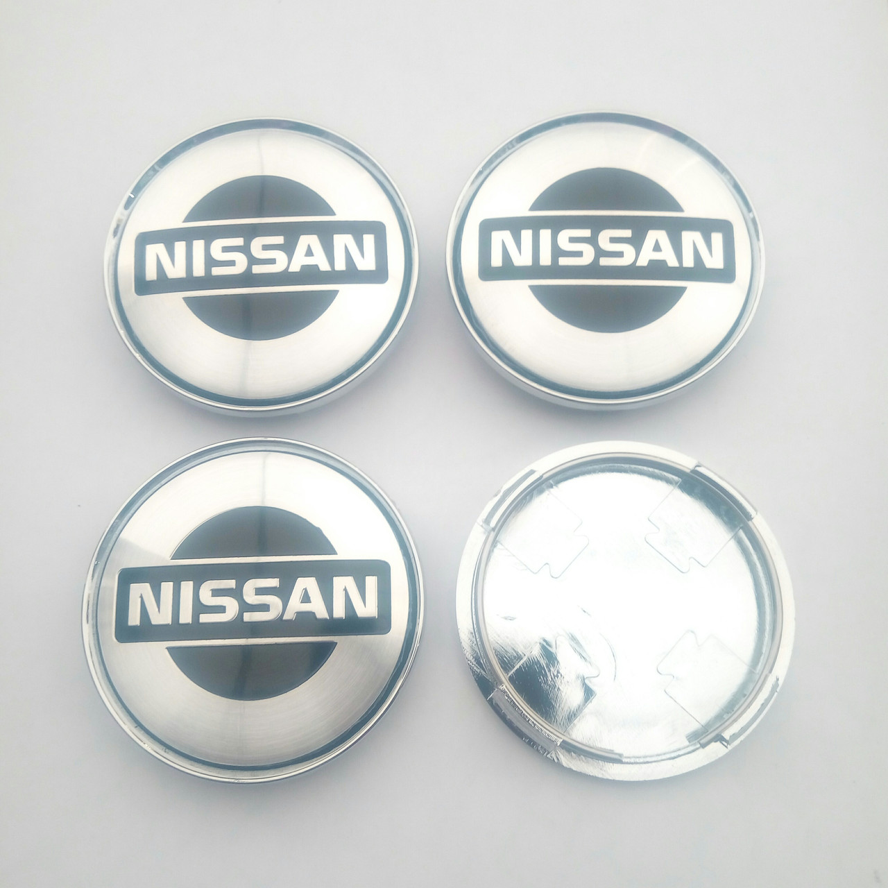 Ковпачки в диски Nissan 58-63 мм сірі