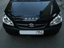 Дефлектор капота для Hyundai Getz (2005>) (VT-52)