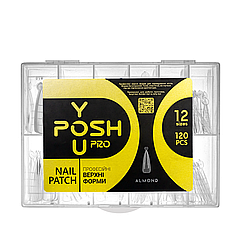 Верхня форма для нарощення нігтів YouPOSH Nail Patch упаковка 120 шт. ALMOND