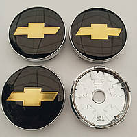 Ковпачки в диски Chevrolet 56-60 мм чорні
