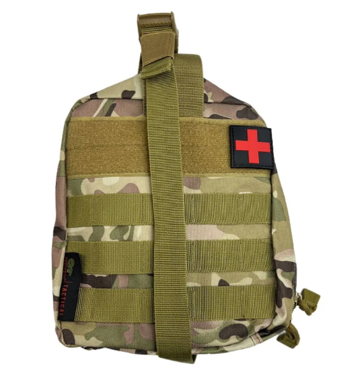 АПТЕЧКА ТАКТИЧНА IFAK MOLLE SYSTEM NATO MULTICAM 15 ELEMENTS, фото 1