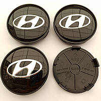 Ковпачки в диски Hyundai 65-68 мм чорні