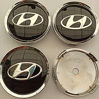 Ковпачки в диски Hyundai 70-74 мм чорні