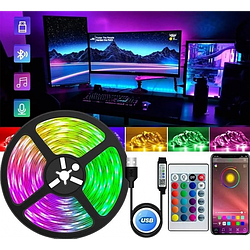 Світлодіодна USB, Bluetooth LED стрічка RGB 5050 вологостійка з пультом 5 метрів RgbPlay