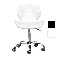 Крісло на колесах SONATA для майстра косметолога школяра офісу Офісний стілець R_1390 Білий