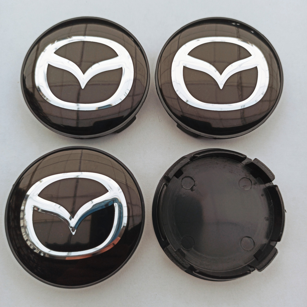 Ковпачки в диски Mazda 55-59 мм чорні