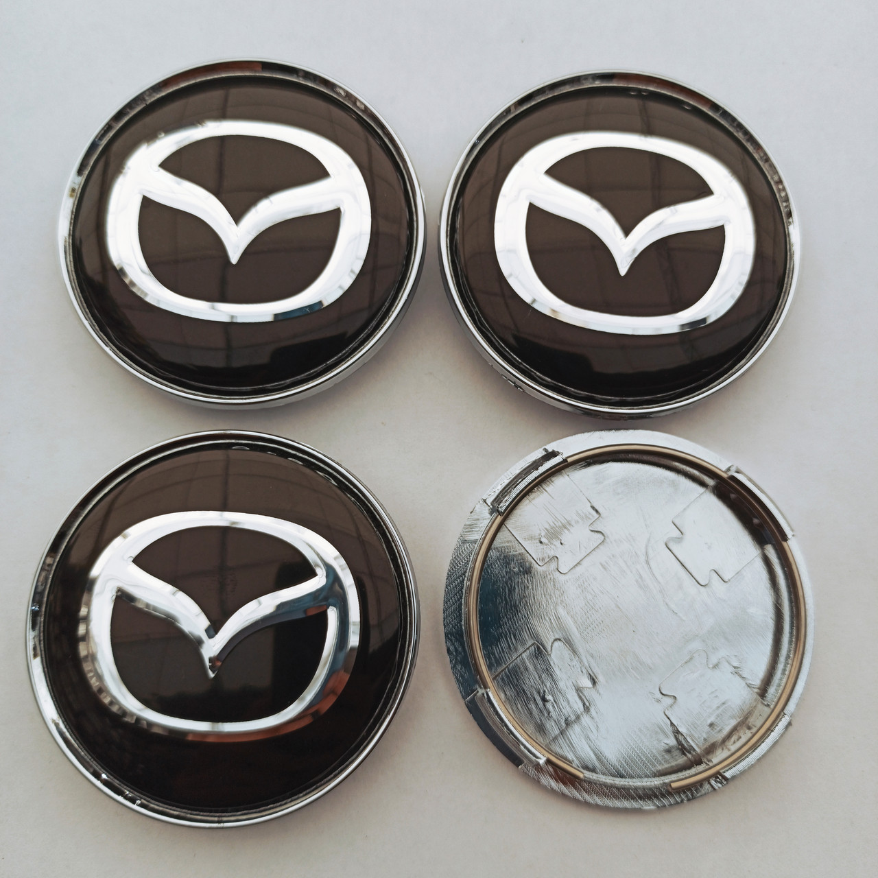 Ковпачки в диски Mazda 58-63 мм чорні