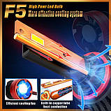 Автомобильные F5 LED-лампы с цоколем HB4-9006 55W 10000LM 6000K  с обманкой, фото 5