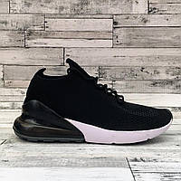 Nike Air Max 270 Flyknit Black White хорошее качество кроссовки и кеды хорошее качество Размер 43