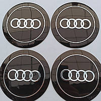 Наклейка опукла на ковпачок диска Audi 90 мм