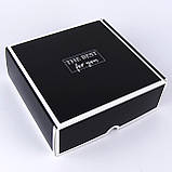 Подарункова складна коробка  20*20*7 см (щільний картон 390г/м2) Україна, фото 2