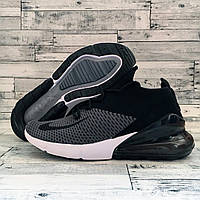 Nike Air Max 270 Flyknit Black Grey White хорошее качество кроссовки и кеды хорошее качество Размер 44