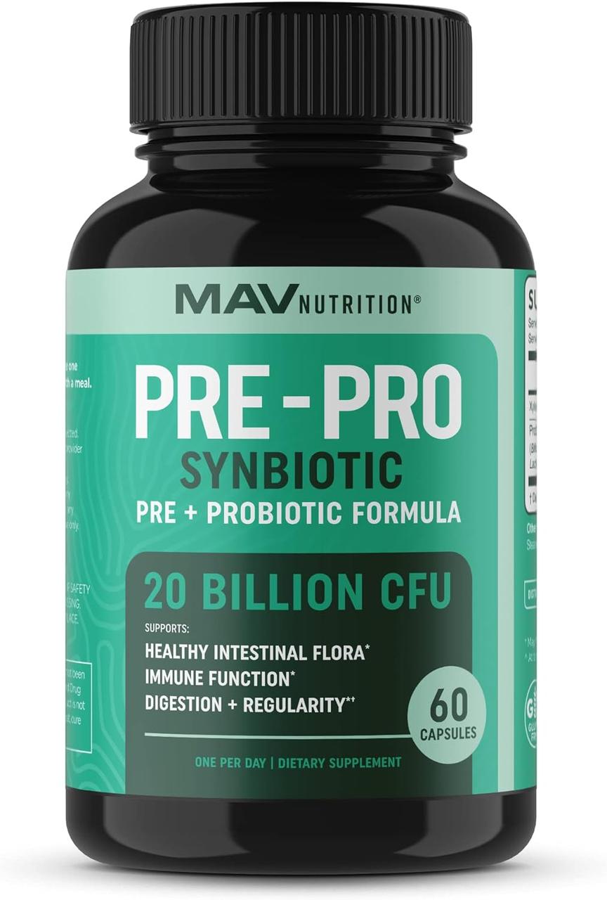 Пребіотики та пробіотики MAV Nutrition Probiotic&Prebiotic 60 капсул