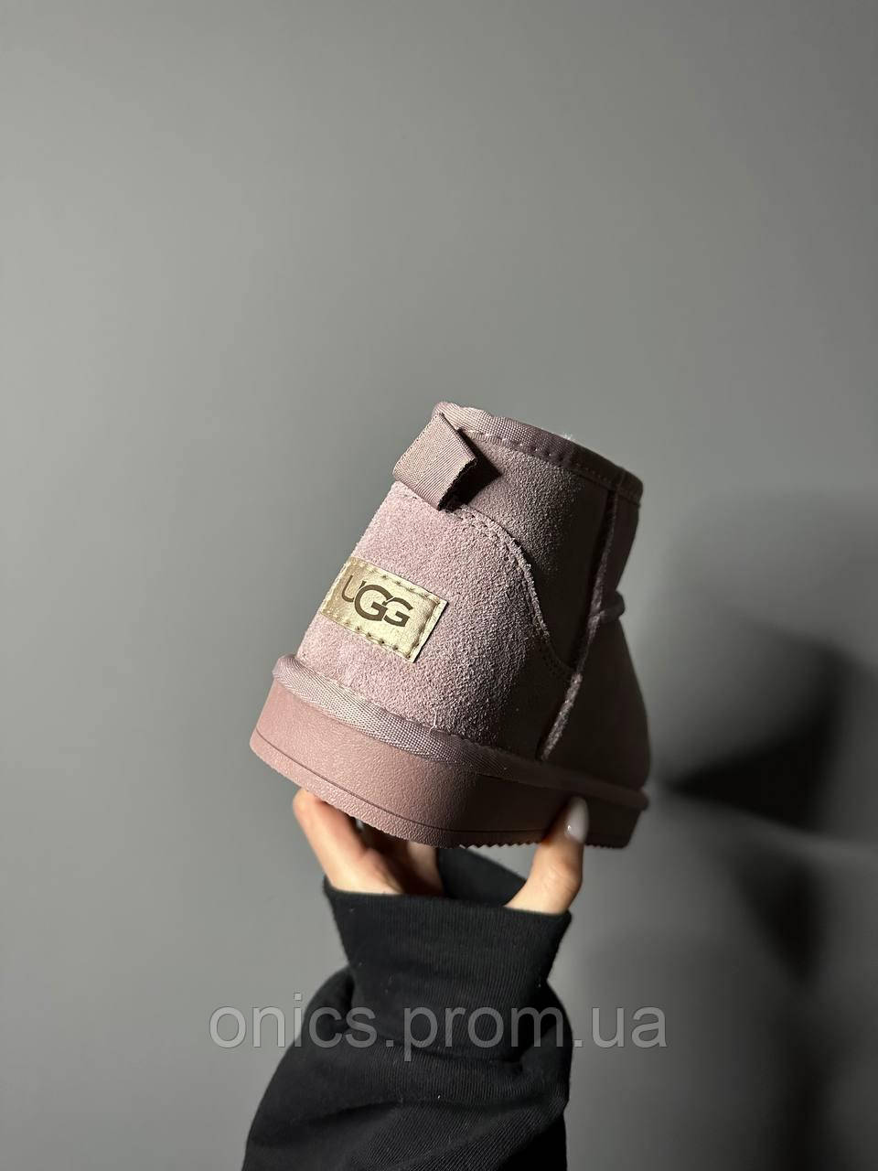 UGG Ultra Mini Pink Suede хорошее качество кроссовки и кеды хорошее качество Размер 41 - фото 2 - id-p2078510786