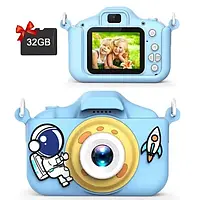 Детский фотоаппарат Infinity Kids camera 32GB Cosmos Blue