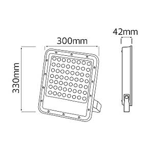 Прожектор світлодіодний "OSELO-200" 200 W 6400 K, фото 4