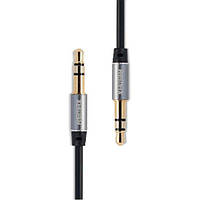 Audio кабель AUX RM-L200 3.5 miniJack male to male 2.0 м black Remax 320102 Отличное качество